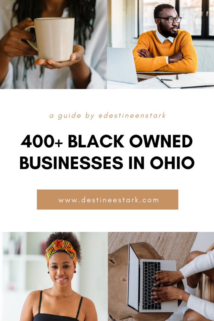 400+ Black Owned Businesses in Ohio - Destinee Stark
